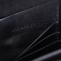 Saint Laurent Sunset Chain Wallet Croc-Embossed