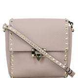 Valentino Rockstud Flap Messenger Bag