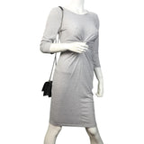 Saint Laurent Sunset Chain Wallet Croc-Embossed