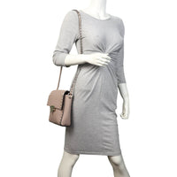 Valentino Rockstud Flap Messenger Bag