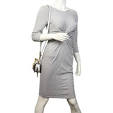 Chloe Nile Minaudiere Bracelet Bag Croc-Embossed