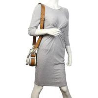 Chloe Tess Small Croc-Embossed