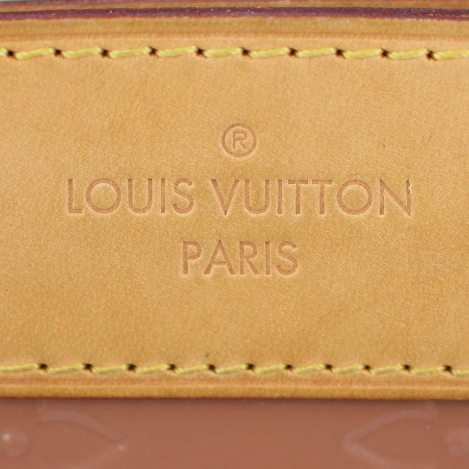 Louis Vuitton Brea MM Monogram Vernis stamp