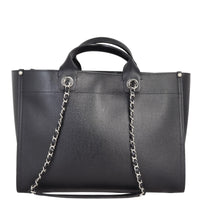 Chanel Deauville Studded Leather Tote Large