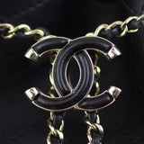 Chanel Quilted CC Drawstring Bucket Bag CC