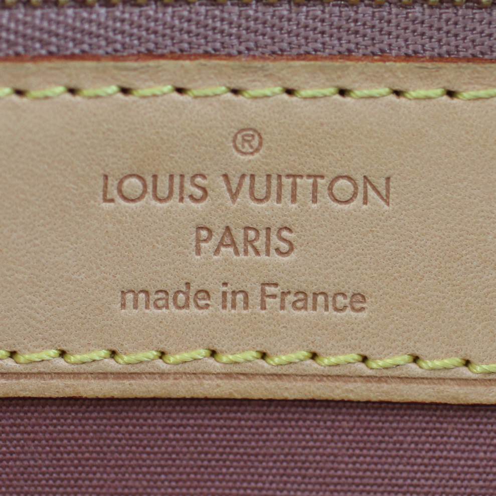 Louis Vuitton Brea MM Monogram Vernis stamp