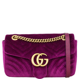 Gucci GG Marmont Velvet Small Shoulder Bag
