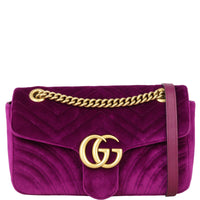 Gucci GG Marmont Velvet Small Shoulder Bag