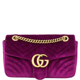 Gucci GG Marmont Velvet Small Shoulder Bag