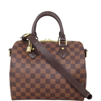 Louis Vuitton Speedy 25 Bandouliere Damier Ebene
