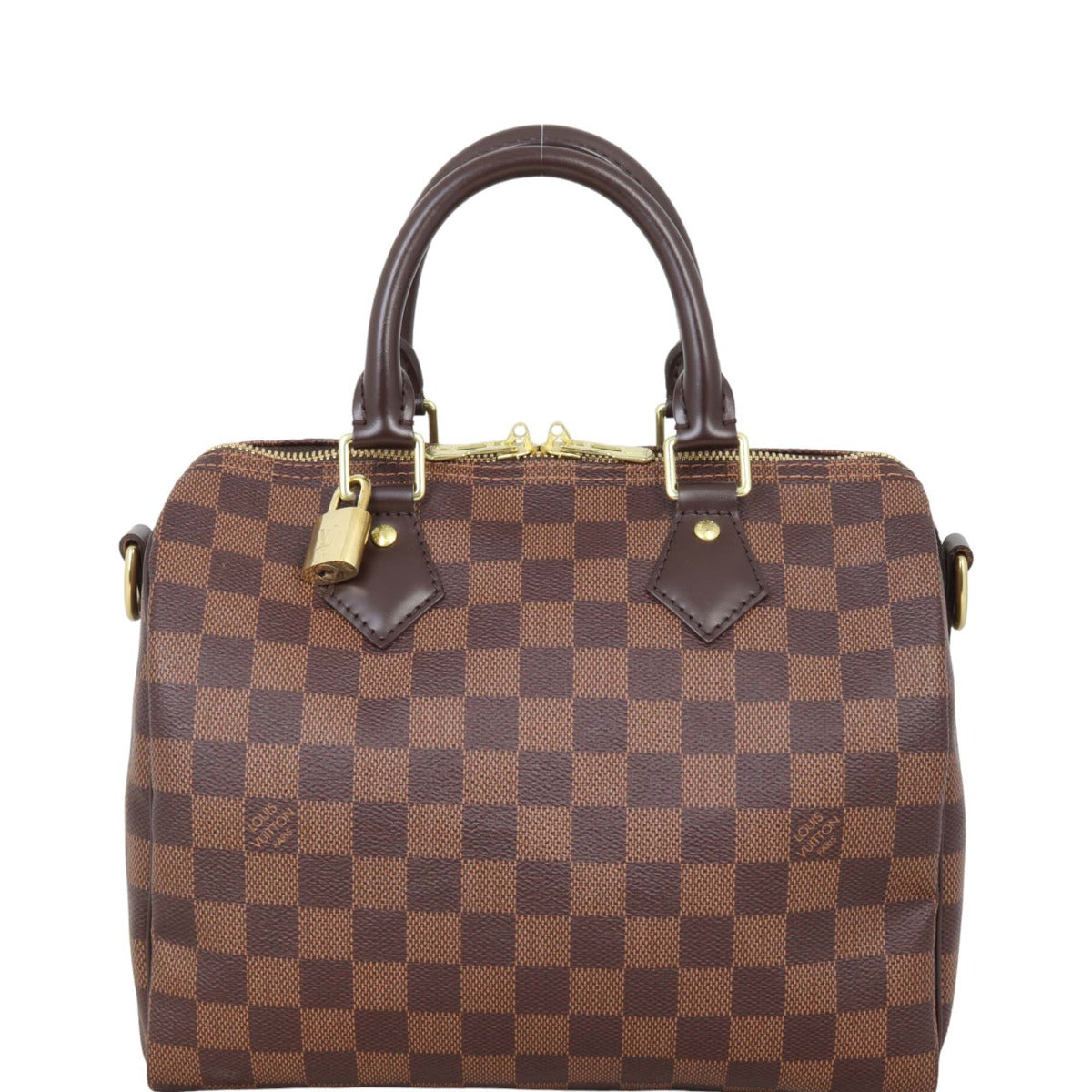 Louis Vuitton Speedy 25 Bandouliere Damier Ebene