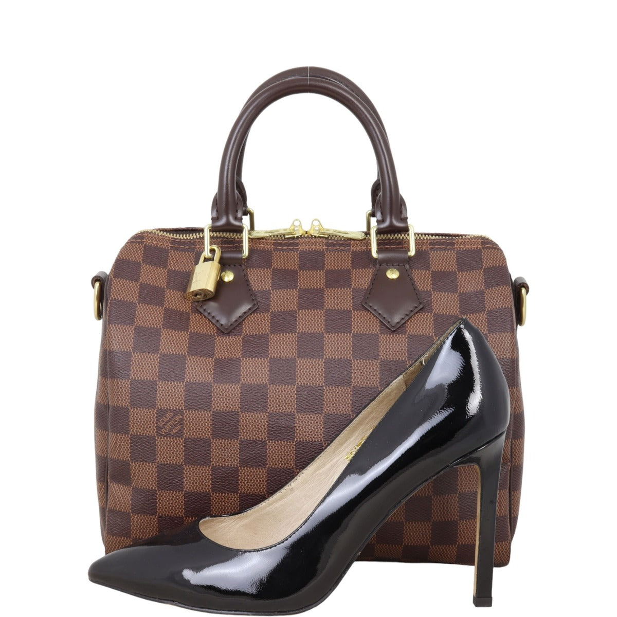 Louis Vuitton Speedy 25 Bandouliere Damier Ebene