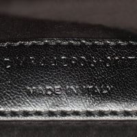 Saint Laurent Sunset Medium Croc-Embossed