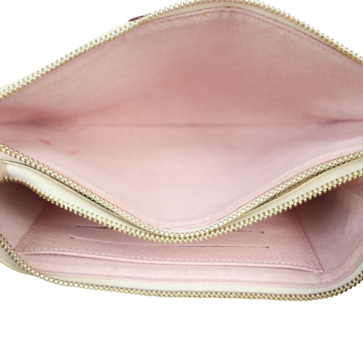 Louis Vuitton Double Zip Pochette Damier Azur