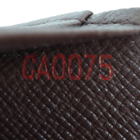 Louis Vuitton Porte Monnaie Tresor Wallet Damier Ebene Date Code