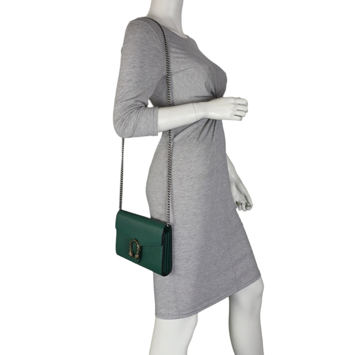 Gucci Dionysus Mini Leather Chain Wallet