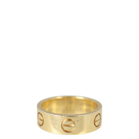 Cartier Love Ring 18k Yellow Gold