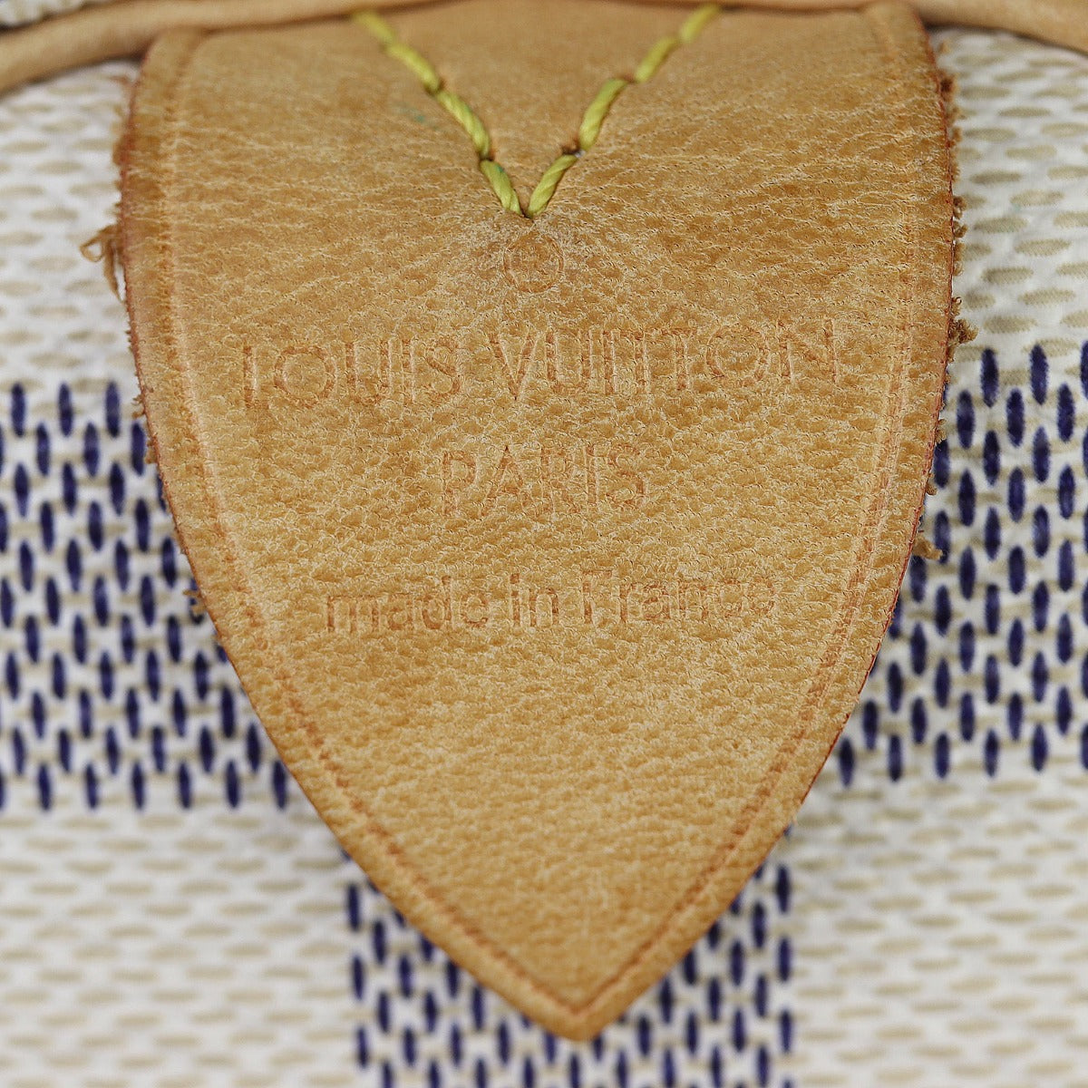 Louis Vuitton Speedy 25 Damier Azur Interior Stamp