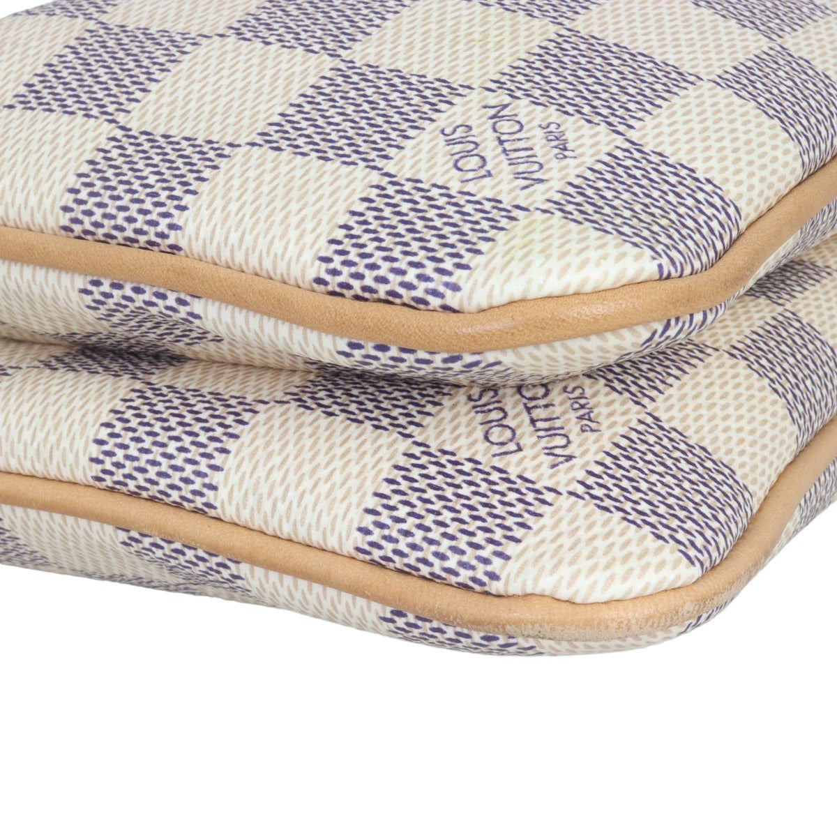 Louis Vuitton Double Zip Pochette Damier Azur