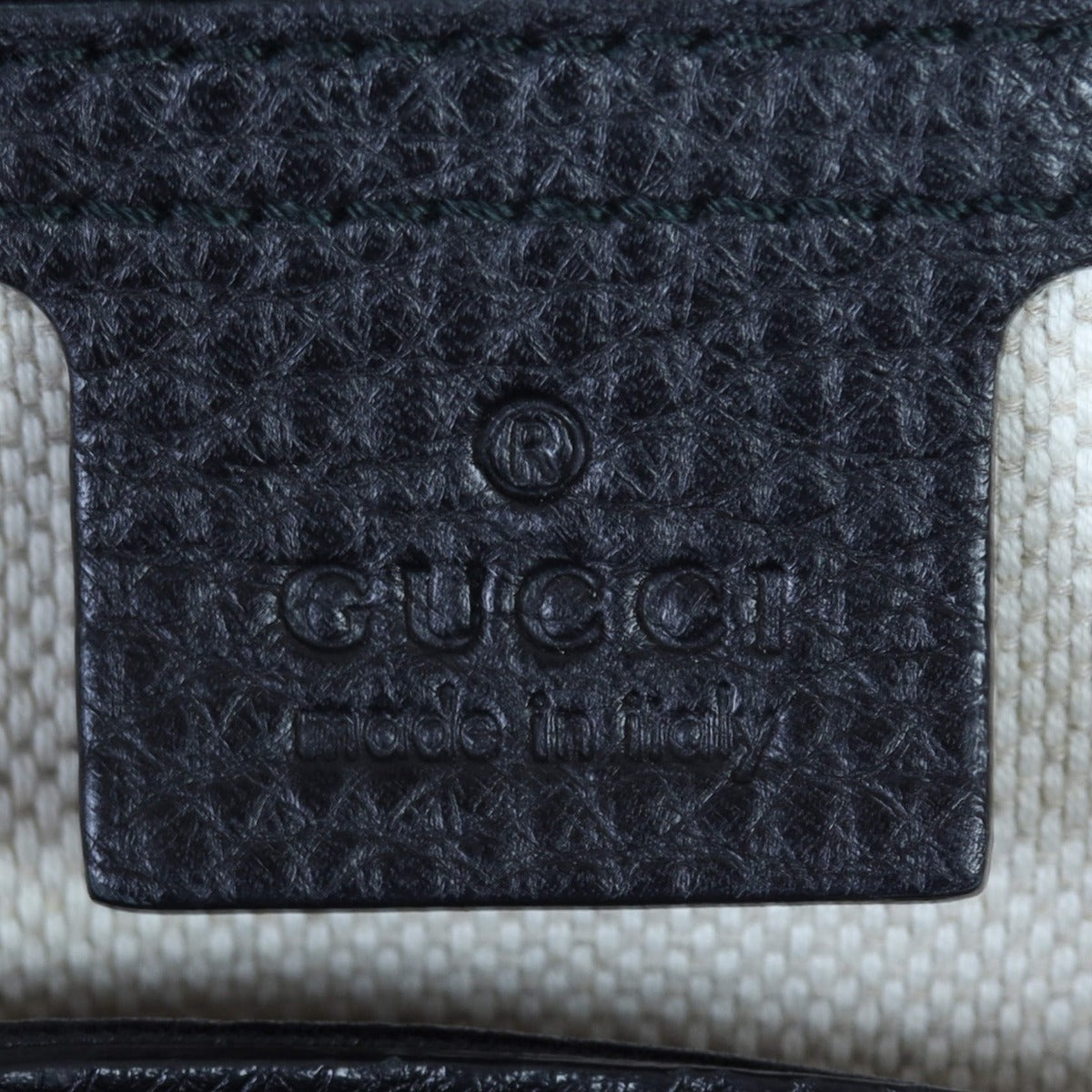 Gucci Soho Chain Shoulder Bag Medium Interior Stamp
