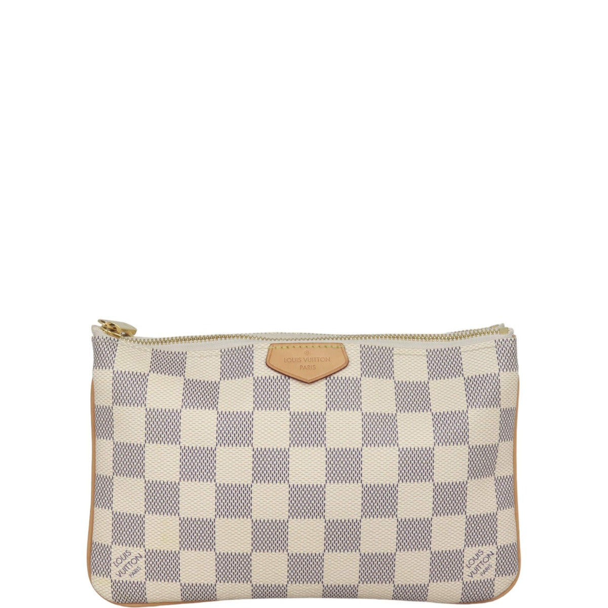 Louis Vuitton Double Zip Pochette Damier Azur
