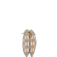 Louis Vuitton Double Zip Pochette Damier Azur