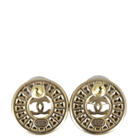 Chanel CC Pearl Earrings