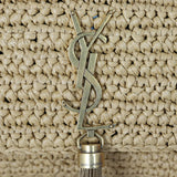 Saint Laurent Kate 99 Tassel Chain Bag Raffia Hardware