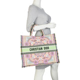 Dior Book Tote Large Embroidered Lights