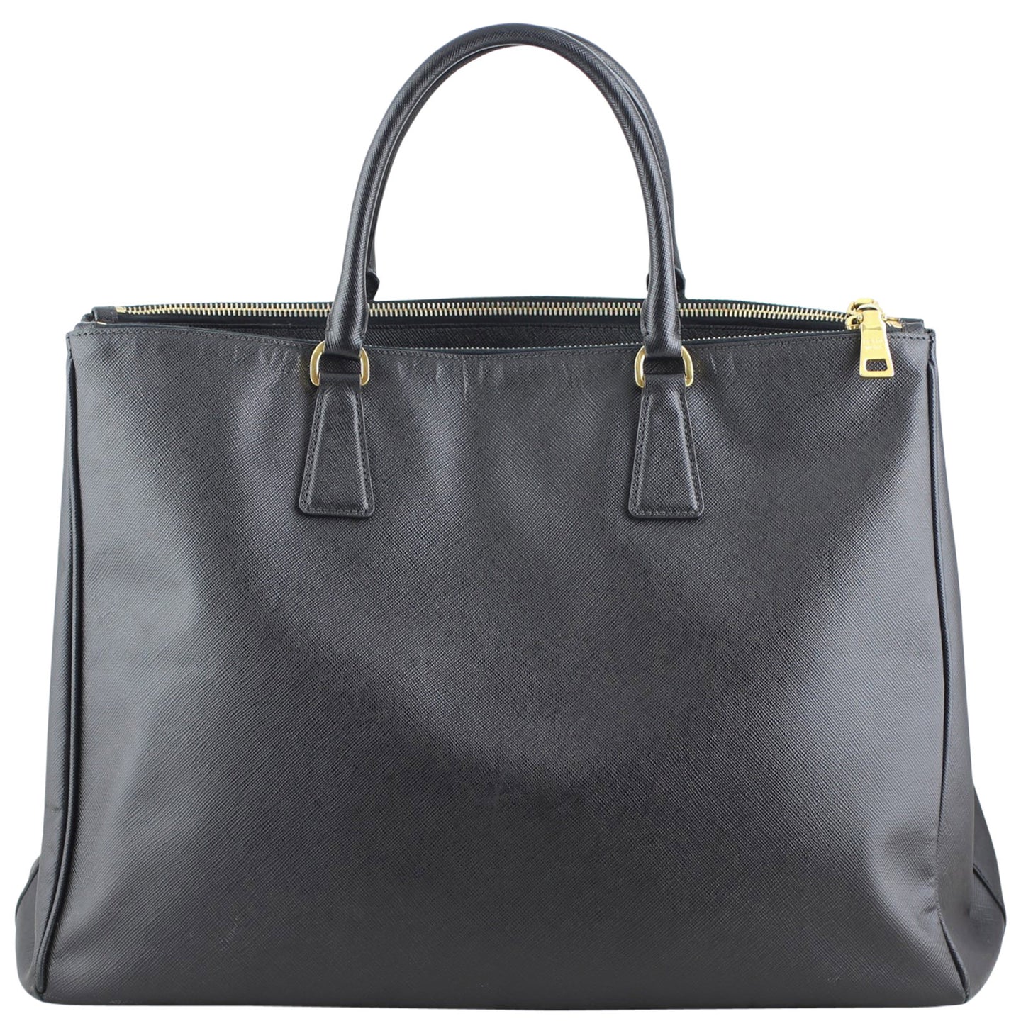 Prada Saffiano Lux Double-zip Tote Large Back