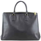 Prada Saffiano Lux Double-zip Tote Large Back