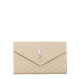Saint Laurent Monogram Chain Wallet front