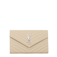Saint Laurent Monogram Chain Wallet front