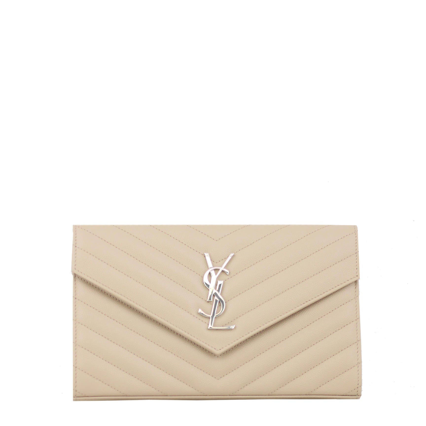 Saint Laurent Monogram Chain Wallet front