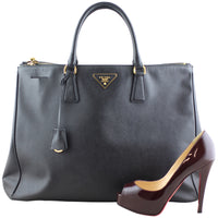 Prada Saffiano Lux Double-zip Tote Large Scale