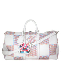 Louis Vuitton Keepall 50 Bandouliere Damier Spray