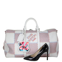 Louis Vuitton Keepall 50 Bandouliere Damier Spray