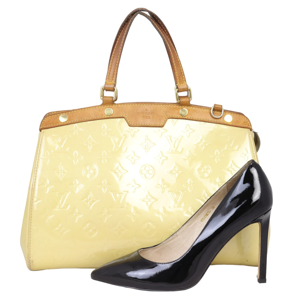 Louis Vuitton Brea MM Monogram Vernis