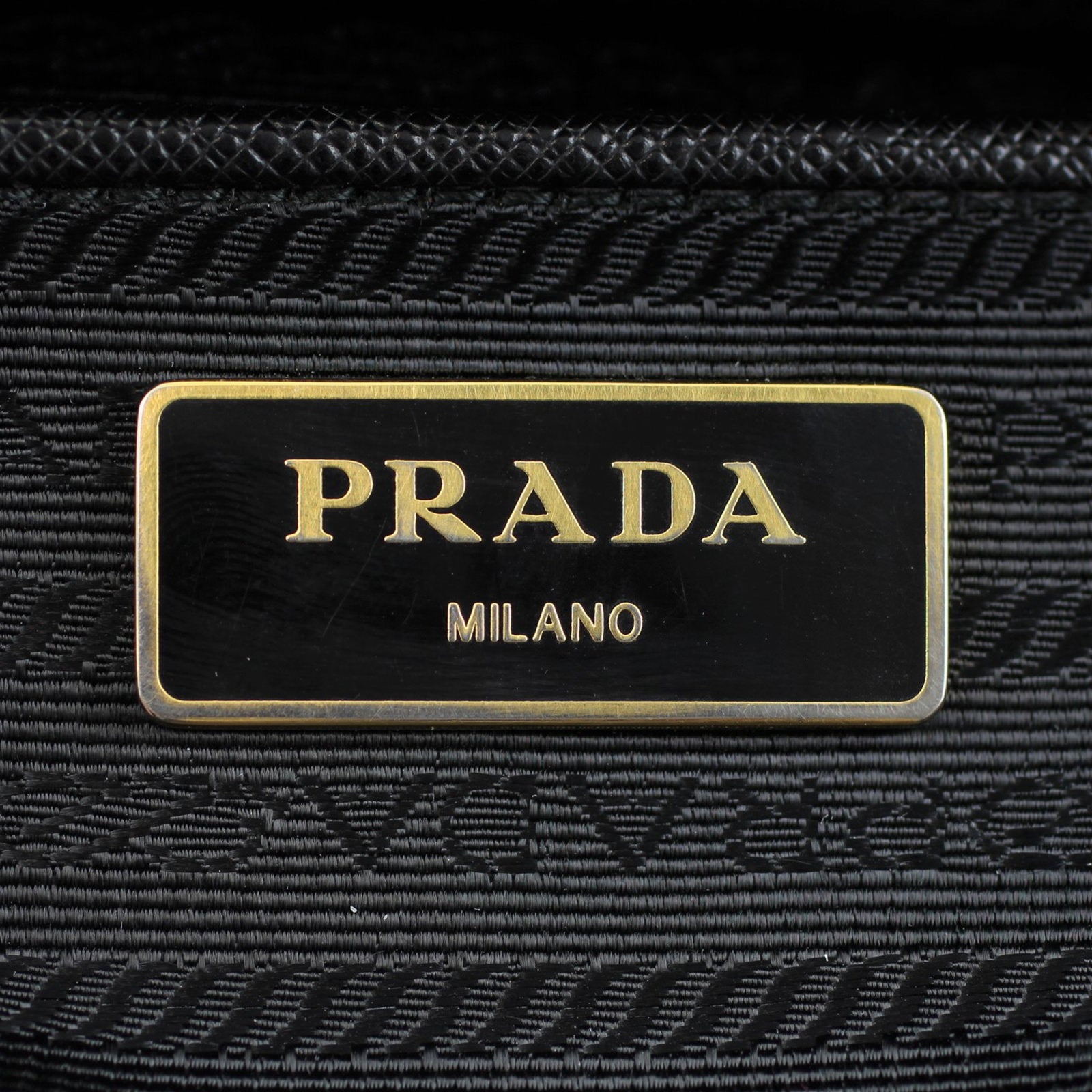 Prada Saffiano Lux Double-zip Tote Large Stamp