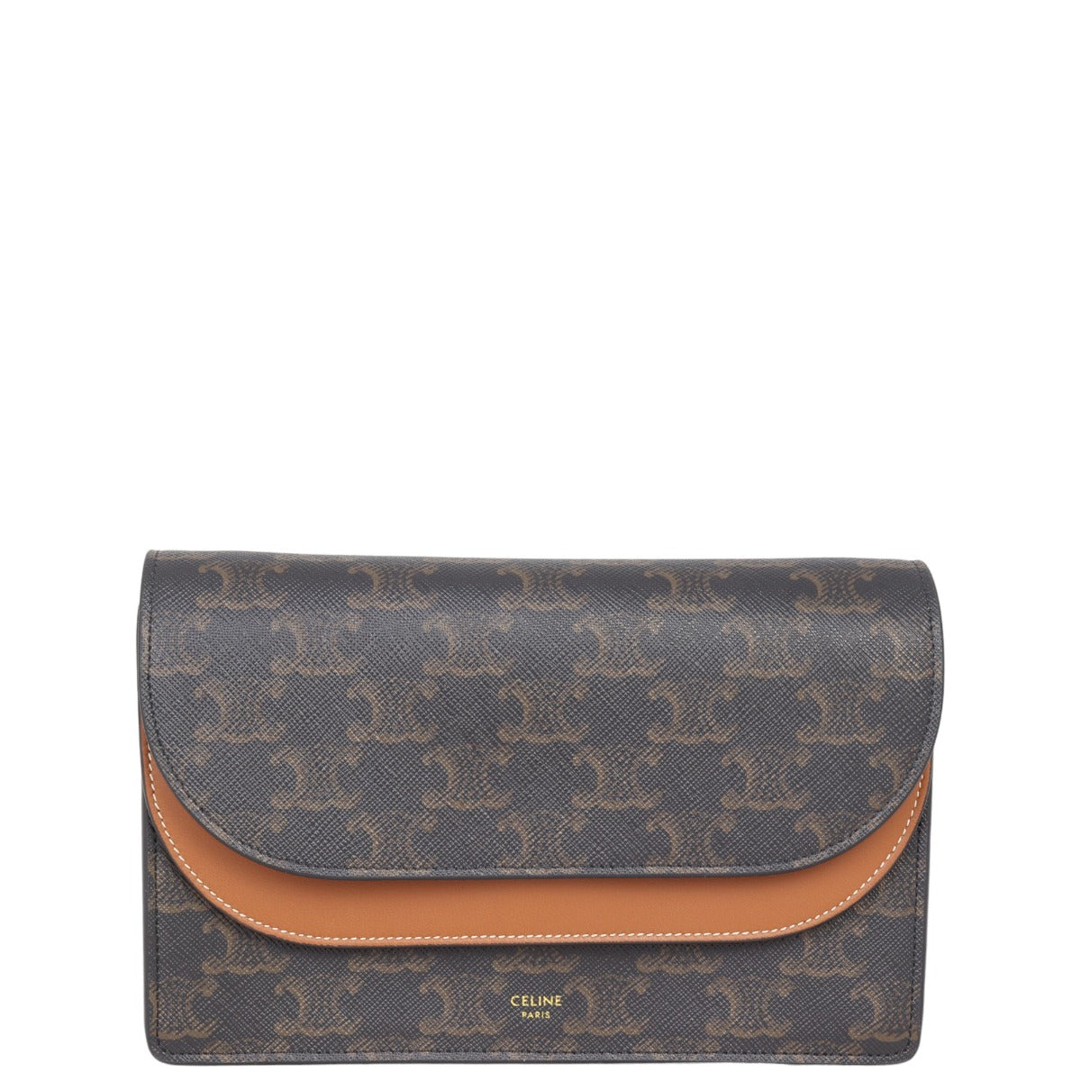 Celine Double Flap Wallet On Strap