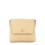 Chanel Chevron Box Flap Vintage front