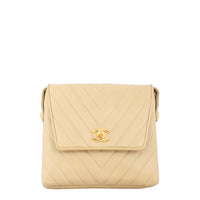 Chanel Chevron Box Flap Vintage front