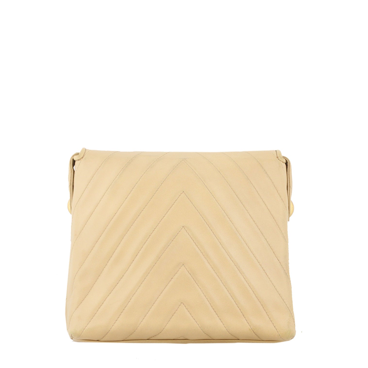 Chanel Chevron Box Flap Vintage back