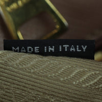 Prada Saffiano Lux Galleria Double Zip Tote Medium Interior Stamp