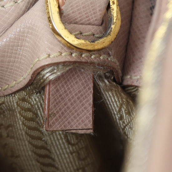 Prada Saffiano Lux Galleria Double Zip Tote Medium