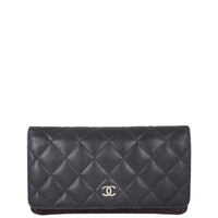 Chanel Classic CC Yen Wallet | Caviar