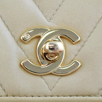 Chanel Chevron Box Flap Vintage hardware