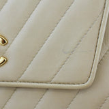 Chanel Chevron Box Flap Vintage mark