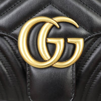 Gucci GG Marmont Matelasse Small Shoulder Bag Hardware