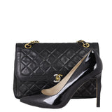 Chanel Two Tone CC Double Flap